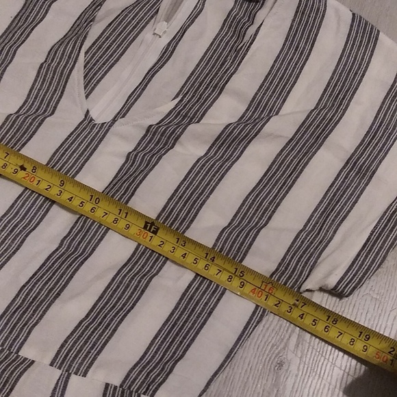 Rails Angela Cypress‎ Stripe Linen Blend Jumpsuit  XS Summer vacation travel - Picture 7 of 13